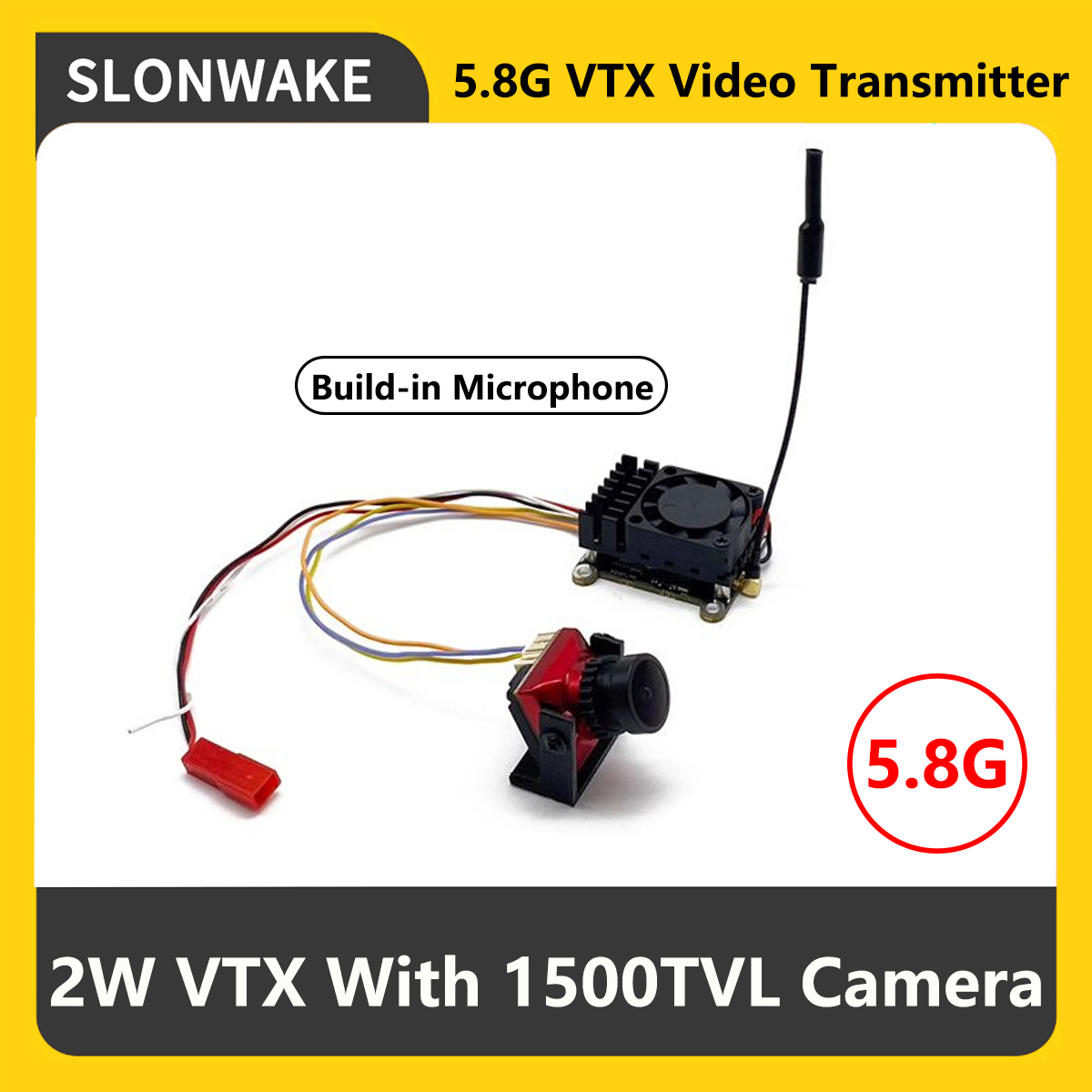 SLONWAKE 5.8G 2000mW FPV VTX T - Fpv Drone Camera recension och pris